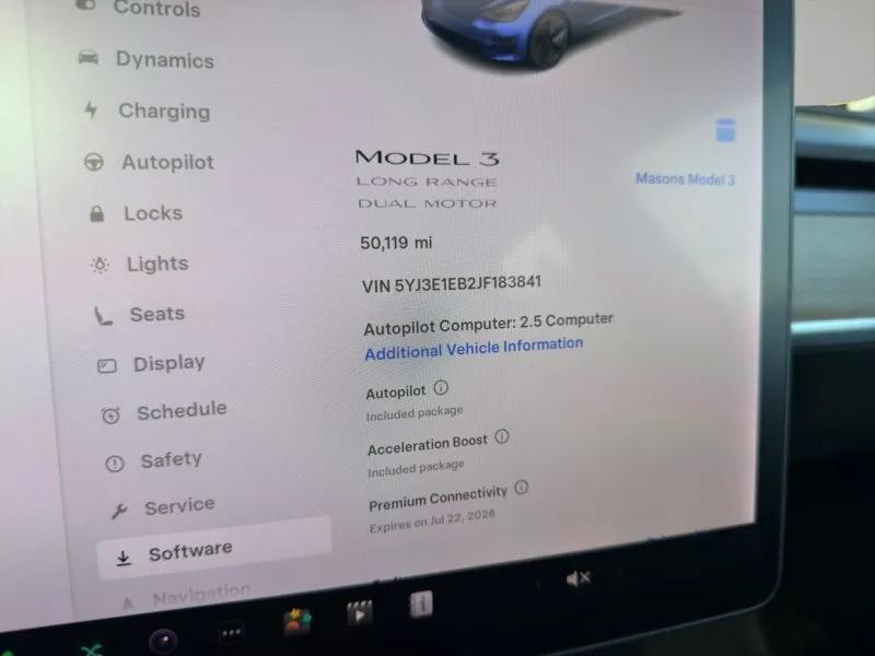 used 2018 Tesla Model 3 car, priced at $21,995