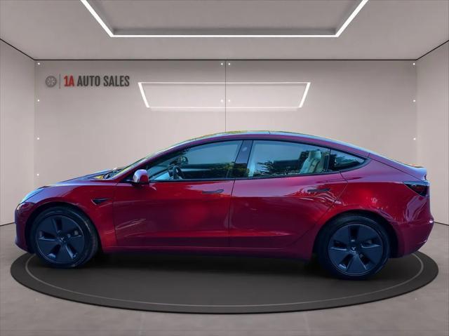 used 2021 Tesla Model 3 car, priced at $27,995