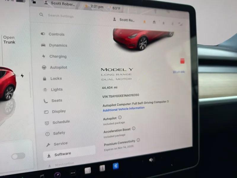 used 2022 Tesla Model Y car, priced at $26,995