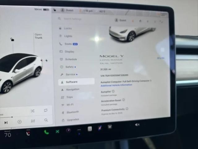 used 2022 Tesla Model Y car, priced at $30,495