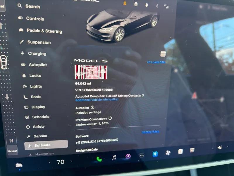 used 2022 Tesla Model S car, priced at $49,995