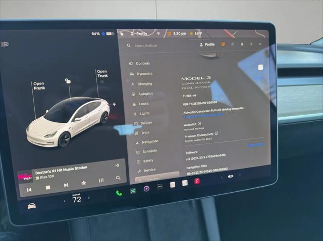 used 2021 Tesla Model 3 car, priced at $23,495