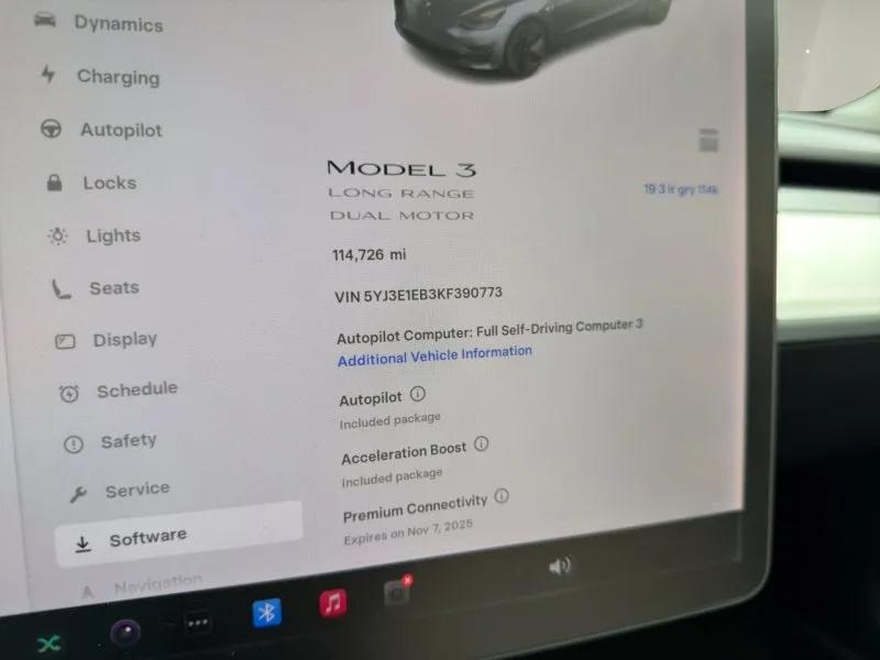 used 2019 Tesla Model 3 car, priced at $16,495