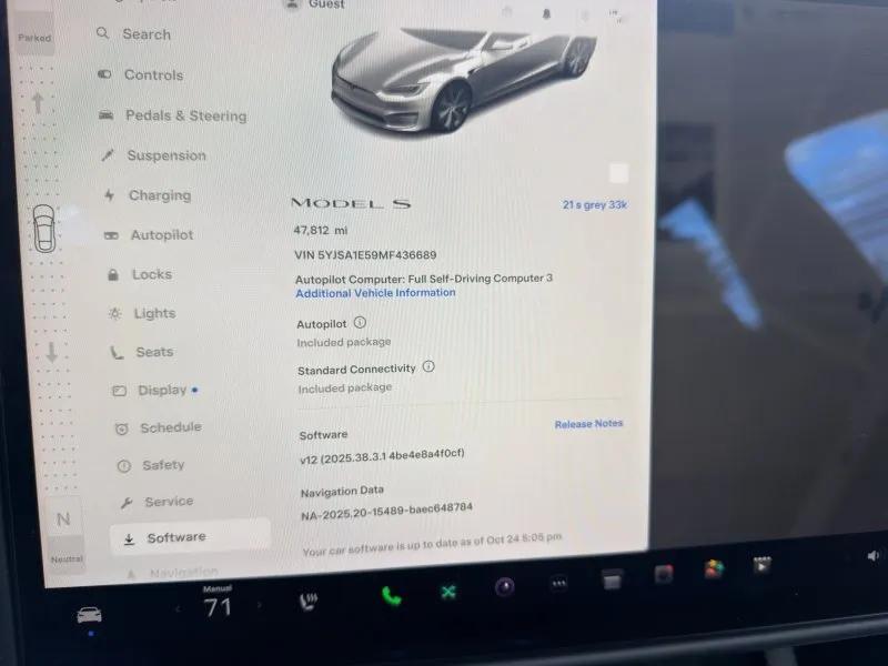 used 2021 Tesla Model S car, priced at $34,995