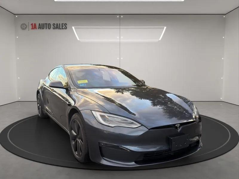 used 2021 Tesla Model S car, priced at $34,995