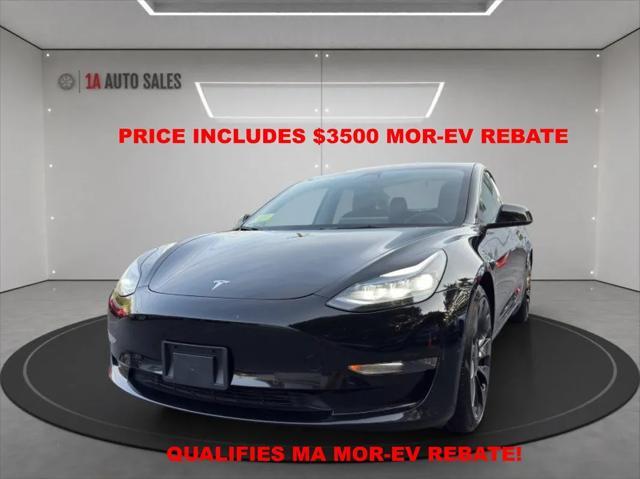 used 2022 Tesla Model 3 car, priced at $25,995
