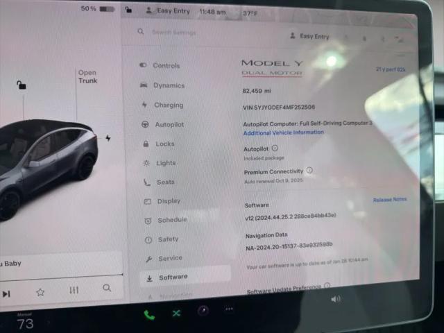 used 2021 Tesla Model Y car, priced at $27,995