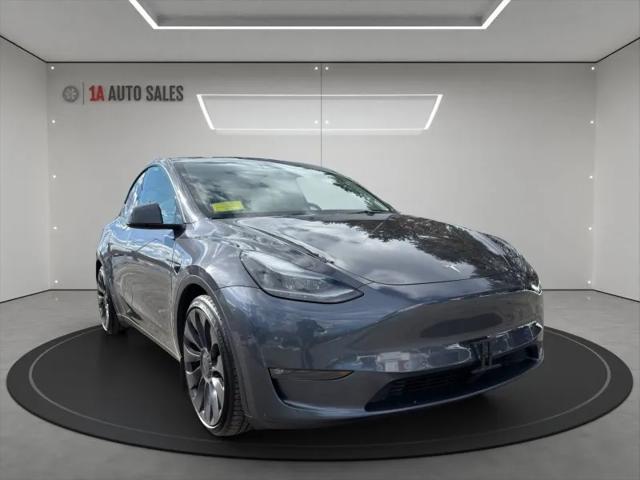 used 2021 Tesla Model Y car, priced at $27,995