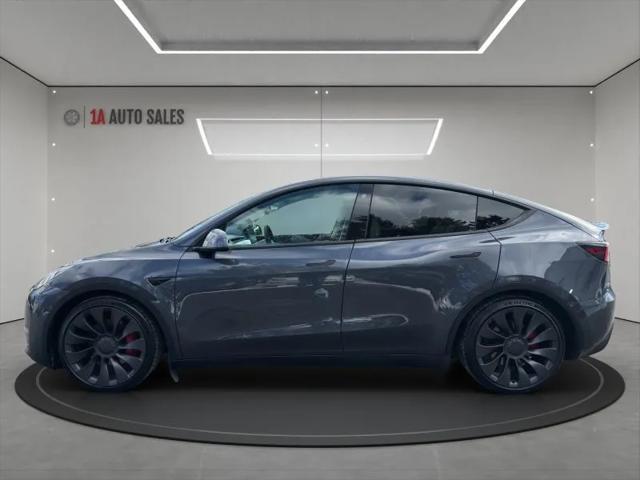 used 2021 Tesla Model Y car, priced at $27,995