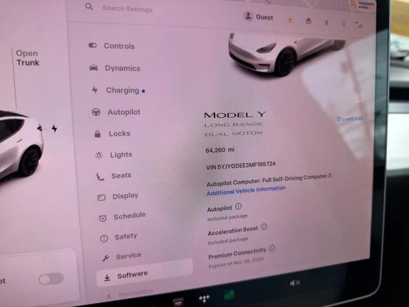 used 2021 Tesla Model Y car, priced at $22,995