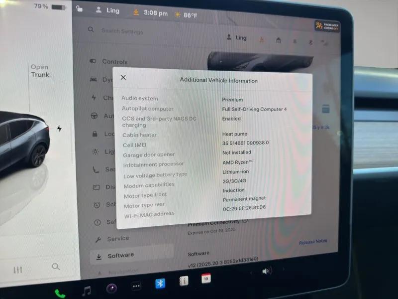 used 2025 Tesla Model Y car, priced at $39,495