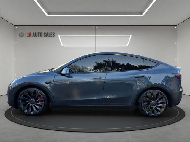 used 2020 Tesla Model Y car, priced at $32,495