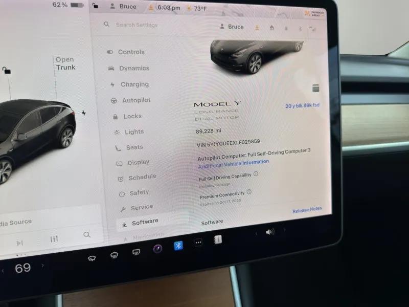 used 2020 Tesla Model Y car, priced at $22,995