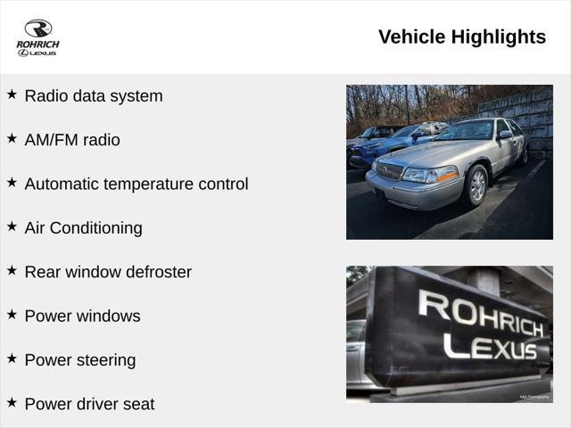 used 2003 Mercury Grand Marquis car, priced at $5,987