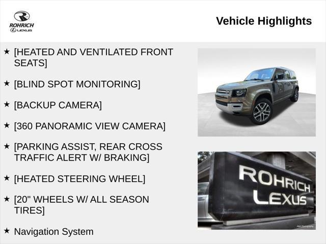 used 2022 Land Rover Defender car, priced at $48,987
