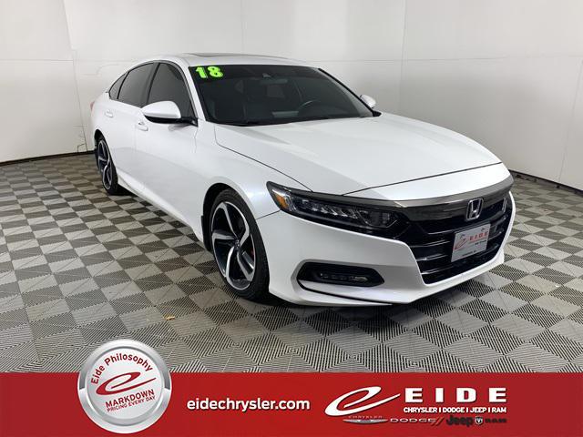 used 2018 Honda Accord car, priced at $21,000