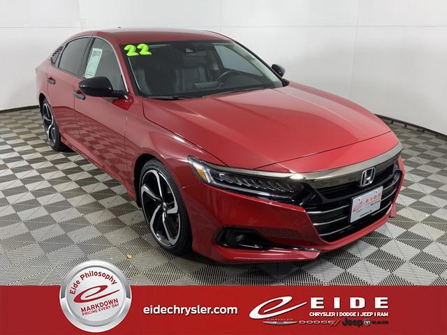 used 2022 Honda Accord car, priced at $25,000