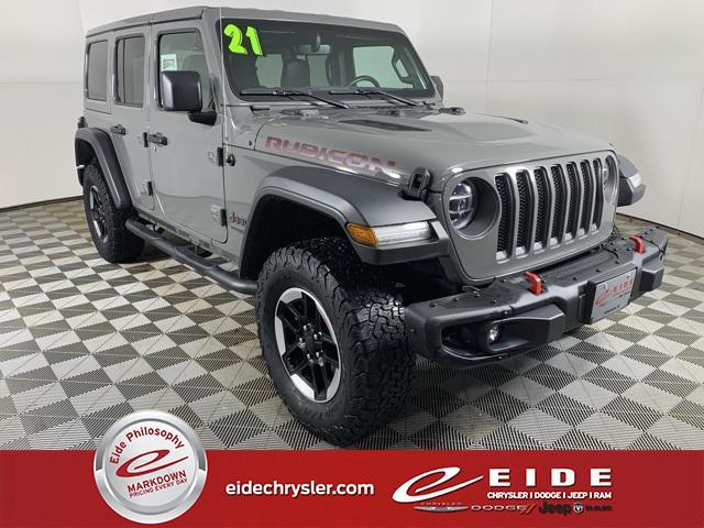 used 2021 Jeep Wrangler Unlimited car, priced at $37,000