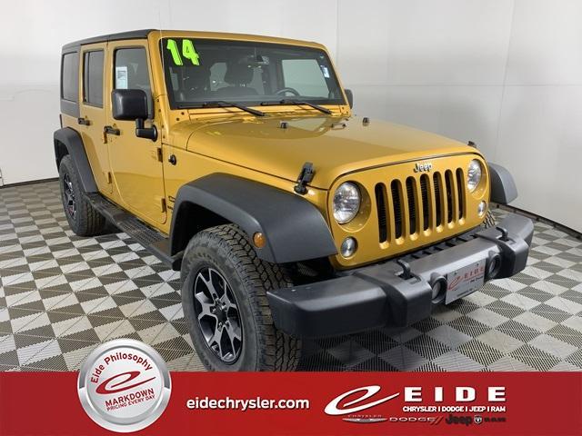 used 2014 Jeep Wrangler Unlimited car, priced at $15,000