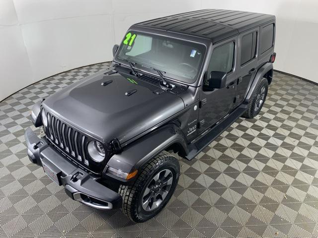 used 2021 Jeep Wrangler Unlimited car, priced at $33,500