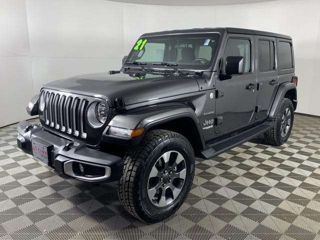 used 2021 Jeep Wrangler Unlimited car, priced at $33,500