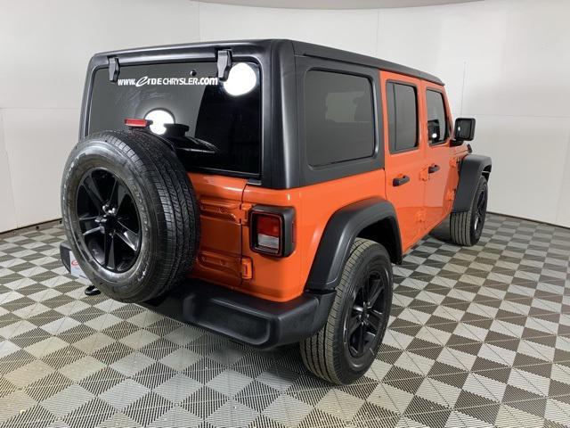 used 2020 Jeep Wrangler Unlimited car, priced at $26,500