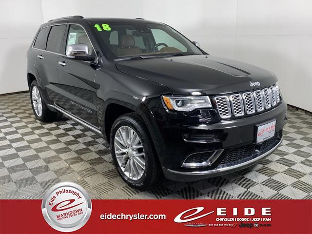 used 2018 Jeep Grand Cherokee car, priced at $22,000