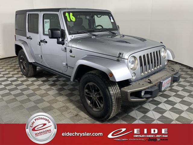 used 2016 Jeep Wrangler Unlimited car, priced at $18,500