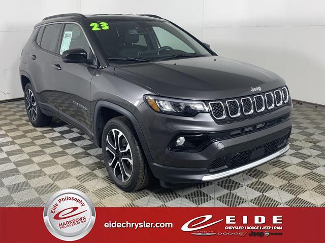 used 2023 Jeep Compass car, priced at $26,500