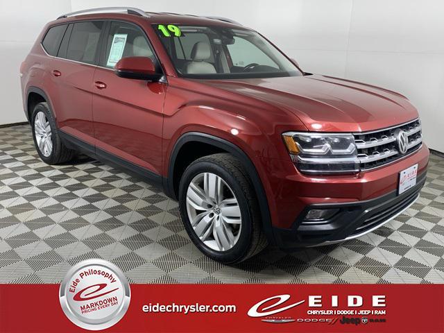 used 2019 Volkswagen Atlas car, priced at $15,500