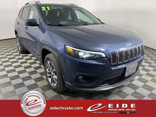 used 2021 Jeep Cherokee car, priced at $24,500
