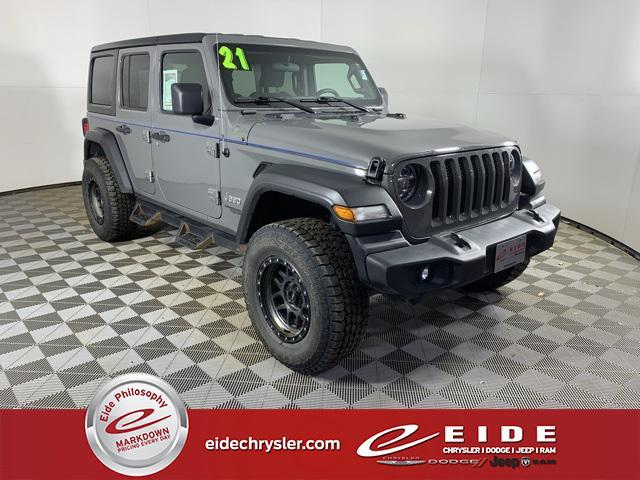 used 2021 Jeep Wrangler Unlimited car, priced at $25,500