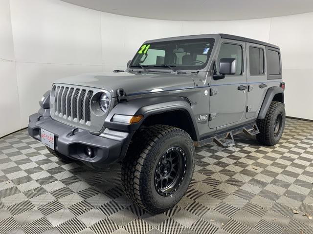 used 2021 Jeep Wrangler Unlimited car, priced at $25,500