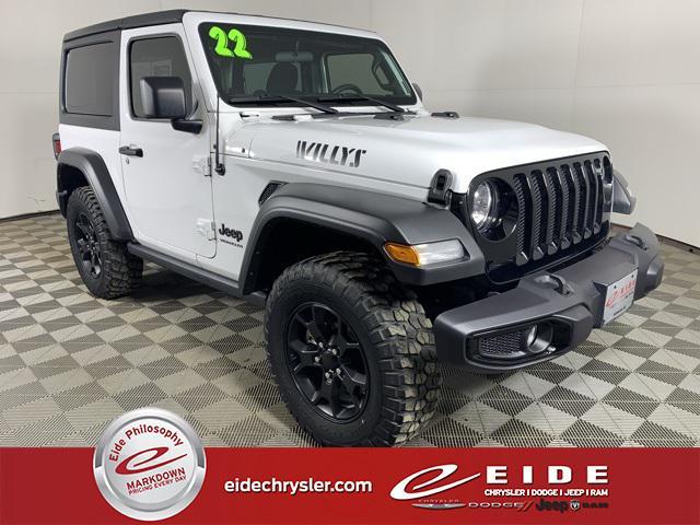 used 2022 Jeep Wrangler car, priced at $27,500