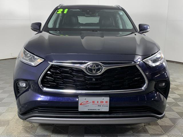 used 2021 Toyota Highlander car, priced at $34,000