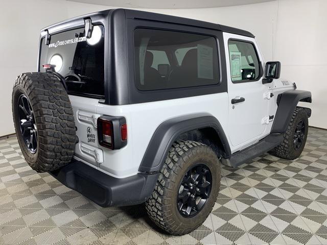 used 2021 Jeep Wrangler car, priced at $29,000