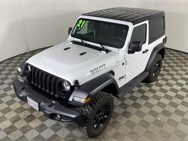 used 2021 Jeep Wrangler car, priced at $29,000