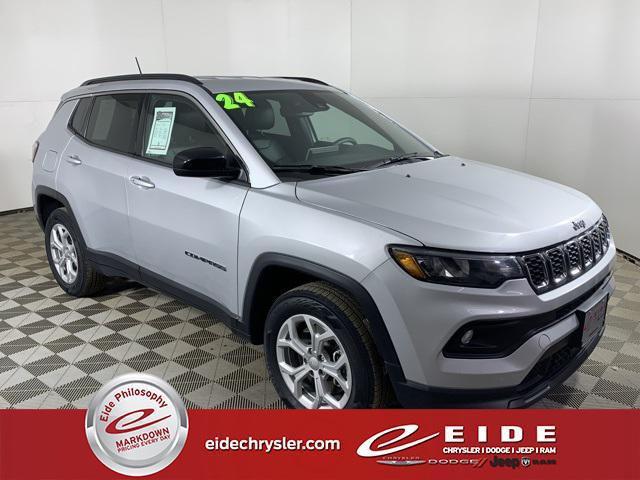 used 2024 Jeep Compass car, priced at $19,500