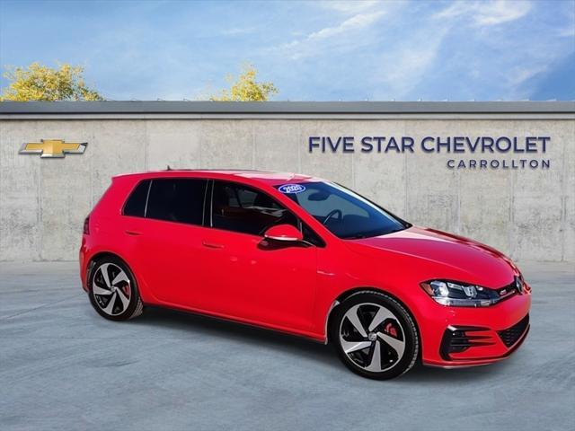 used 2020 Volkswagen Golf GTI car, priced at $20,995