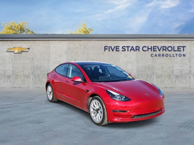 used 2023 Tesla Model 3 car, priced at $28,750