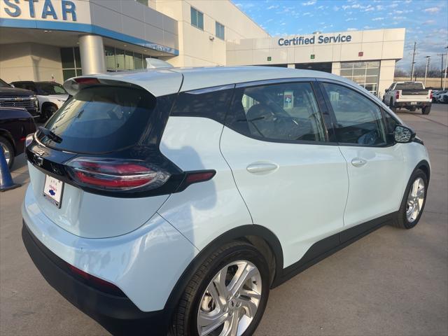 used 2022 Chevrolet Bolt EV car, priced at $17,500