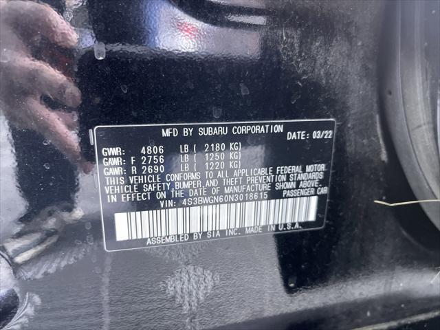used 2022 Subaru Legacy car, priced at $25,754