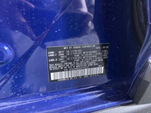 new 2025 Subaru Crosstrek car, priced at $34,576