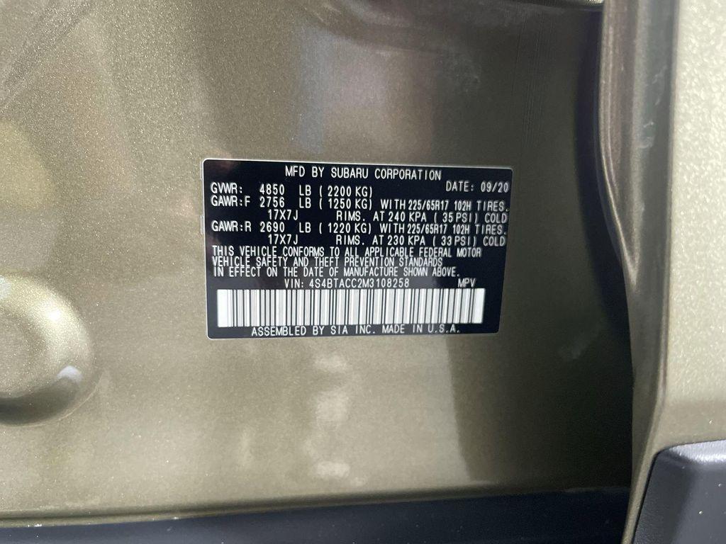 used 2021 Subaru Outback car, priced at $25,227