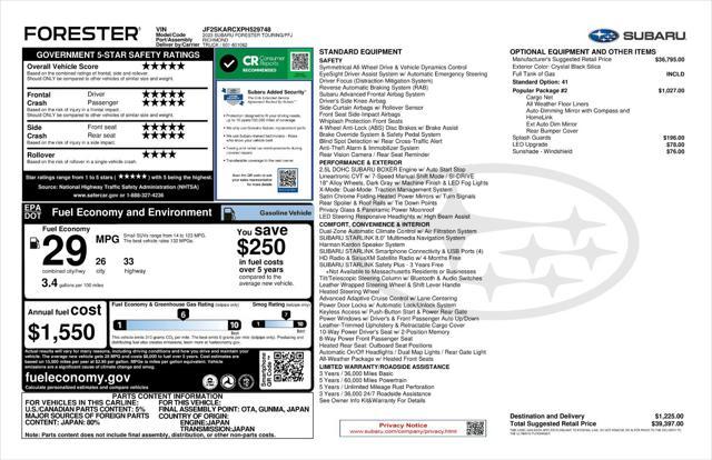 used 2023 Subaru Forester car, priced at $32,811