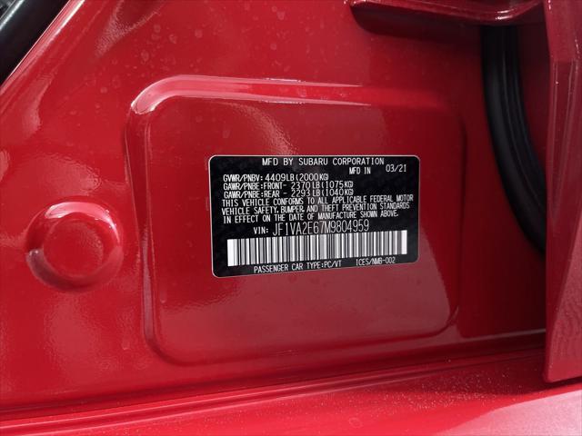 used 2021 Subaru WRX STI car, priced at $49,987
