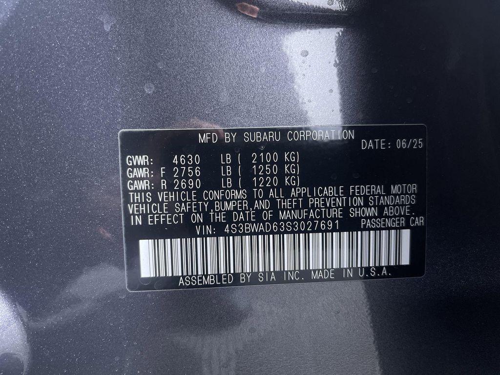new 2025 Subaru Legacy car, priced at $30,348