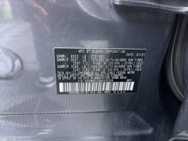 used 2021 Subaru Ascent car, priced at $22,600