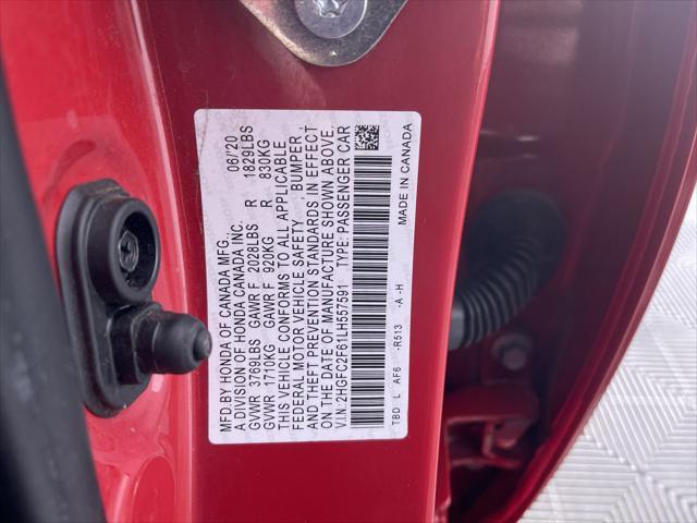 used 2020 Honda Civic car, priced at $17,758