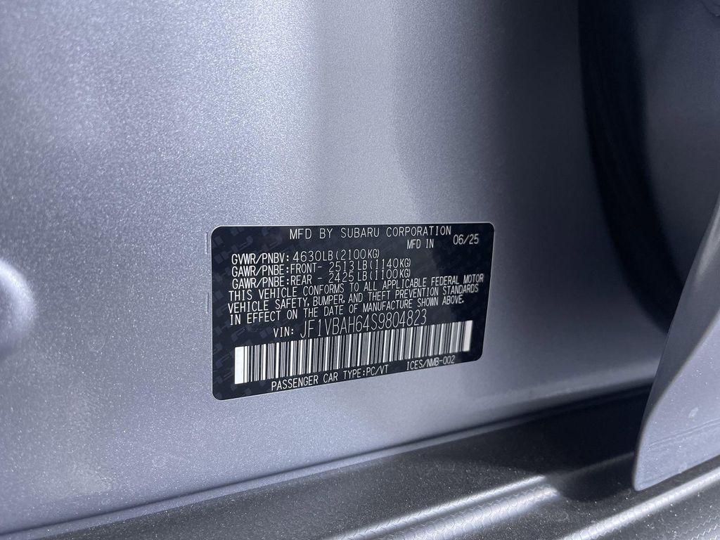 new 2025 Subaru WRX car, priced at $40,143